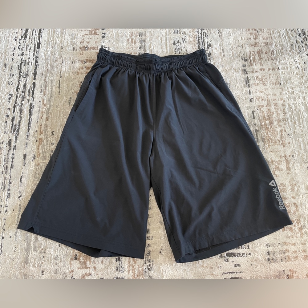 Reebok Men's Black Athletic Shorts
